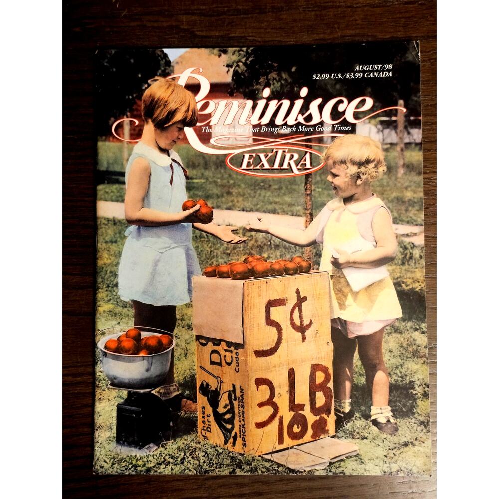 Vintage REMINISCE Magazine August 1998 Recipes Apples Grandmother's Substitutes
